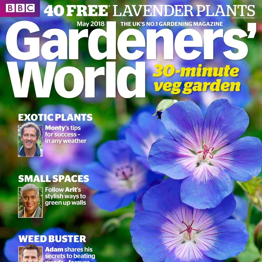 La copertina di Gardeners' World