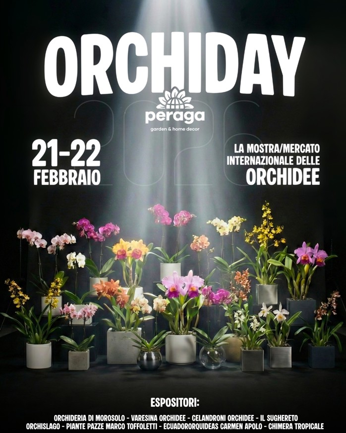 la locandina Orchiday 2026 Peraga Torino